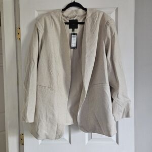 Vero Moda Beige Women's Suit Jacket